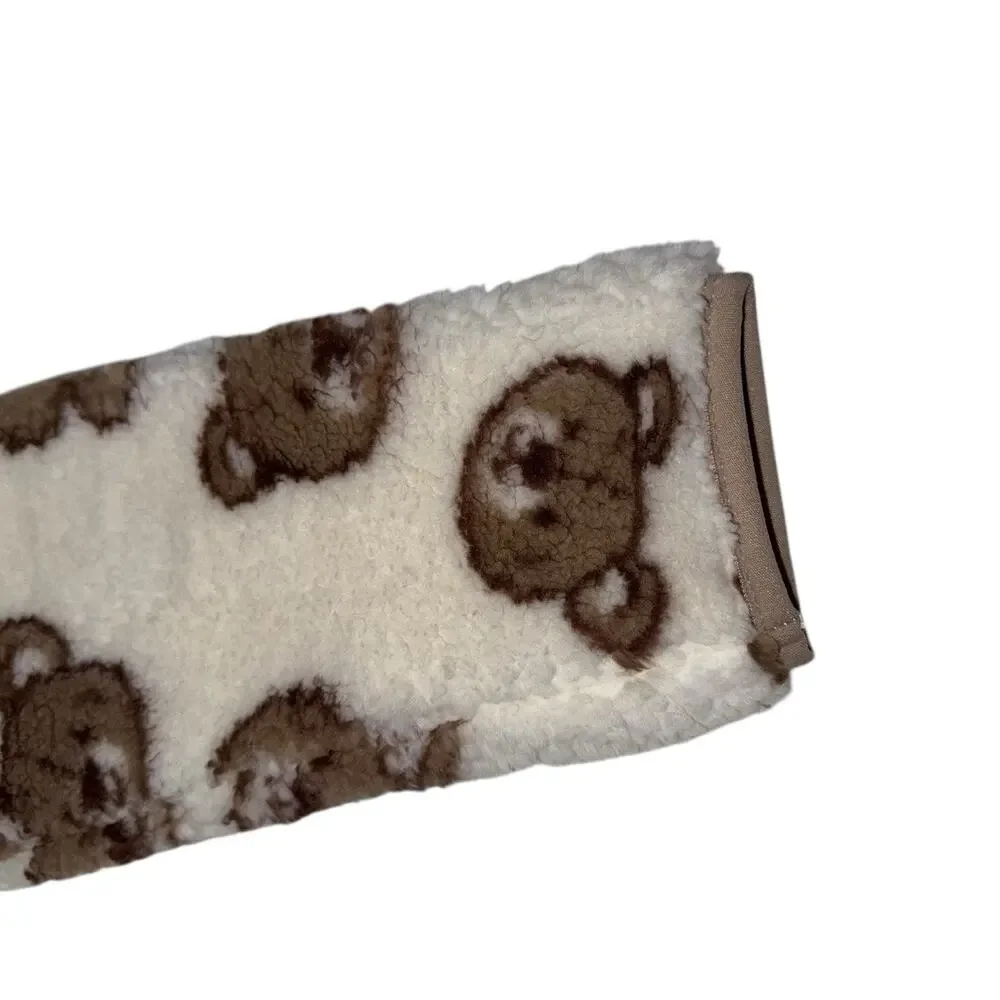Fleece Jacket unisex Brown and Beige Jumping Beans High Pile SZ/3T